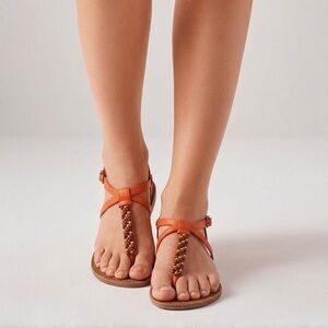 Lot of 2 Selena Gomez Dream Out Loud Women’s Thong Beads Sandals Size 9